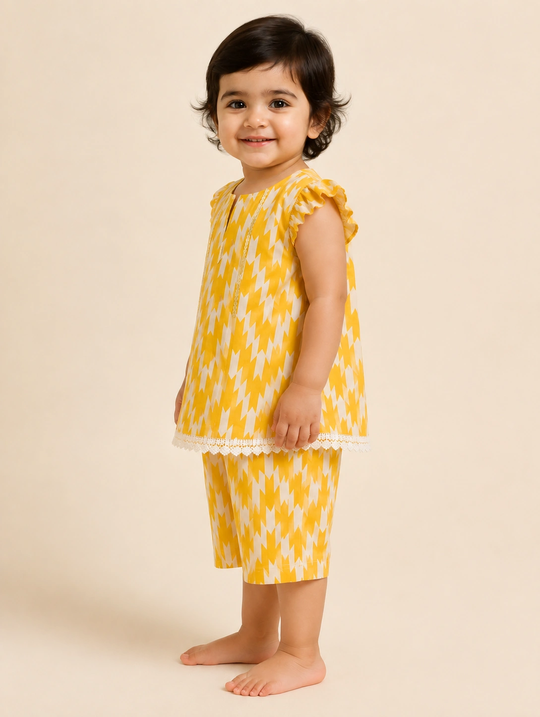 Sunburst Ikat side view