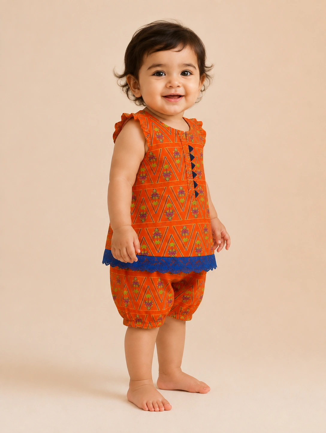 Tangerine Aztec side view